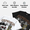 Fireside 12s DopeSkill Oversize Print T-Shirt Euphoria Graphic