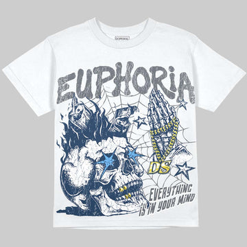 Jordan 13 Flint DopeSkill Oversize Print T-Shirt Euphoria Graphic Streetwear - White 