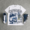 Flint 13s DopeSkill Oversize Print T-Shirt Euphoria Graphic
