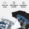 Flint 13s DopeSkill Oversize Print T-Shirt Euphoria Graphic