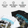 Gamma 11s DopeSkill Oversize Print T-Shirt Euphoria Graphic