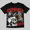 Jordan 5 Halloween DopeSkill Oversize Print T-Shirt Euphoria Graphic Streetwear - black
