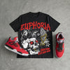 Toro Bravo 4s DopeSkill Oversize Print T-Shirt Euphoria Graphic