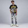 Tour Yellow 4s DopeSkill Oversize Print T-Shirt Euphoria Graphic
