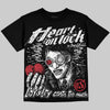 Dunk Panda White Black DopeSkill Oversize Print T-Shirt Heart On Lock Graphic Streetwear - Black