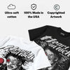 Dunk Panda White Black DopeSkill Oversize Print T-Shirt Heart On Lock Graphic