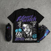 Aqua 8s DopeSkill Oversize Print T-Shirt Heart On Lock Graphic