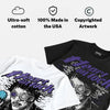 Aqua 8s DopeSkill Oversize Print T-Shirt Heart On Lock Graphic