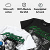 Bucks 12s DopeSkill Oversize Print T-Shirt Heart On Lock Graphic