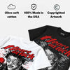 Cherry 11s DopeSkill Oversize Print T-Shirt Heart On Lock Graphic
