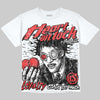 Jordan 13 Chicago DopeSkill Oversize Print T-Shirt Heart On Lock Graphic Streetwear - White