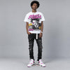 Comic 4s DopeSkill Oversize Print T-Shirt Heart On Lock Graphic