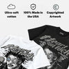 Cool Grey 11s DopeSkill Oversize Print T-Shirt Heart On Lock Graphic