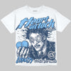 Jordan 13 Flint DopeSkill Oversize Print T-Shirt Heart On Lock Graphic Streetwear - White