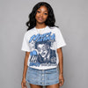 Flint 13s DopeSkill Oversize Print T-Shirt Heart On Lock Graphic