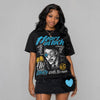 Gamma 11s DopeSkill Oversize Print T-Shirt Heart On Lock Graphic