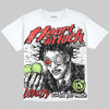 Jordan 5 Halloween DopeSkill Oversize Print T-Shirt Heart On Lock Graphic Streetwear - White