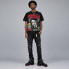 Halloween 5s DopeSkill Oversize Print T-Shirt Heart On Lock Graphic