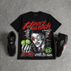 Halloween 5s DopeSkill Oversize Print T-Shirt Heart On Lock Graphic