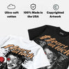 Orange Citrus 3s DopeSkill Oversize Print T-Shirt Heart On Lock Graphic