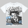 Jordan 6 Oreo DopeSkill Oversize Print T-Shirt Heart On Lock Graphic Streetwear - White 