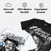 Oreo 6s DopeSkill Oversize Print T-Shirt Heart On Lock Graphic