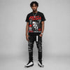 Space Jam 9s DopeSkill Oversize Print T-Shirt Heart On Lock Graphic