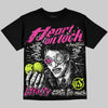 Jordan 7 Tennis Day DopeSkill Oversize Print T-Shirt Heart On Lock Graphic Streetwear - Black
