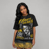 Tour Yellow 4s DopeSkill Oversize Print T-Shirt Heart On Lock Graphic
