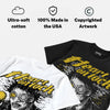 Tour Yellow 4s DopeSkill Oversize Print T-Shirt Heart On Lock Graphic