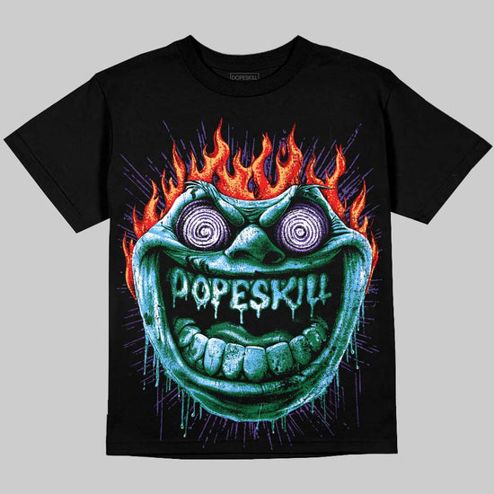 Jordan 12 Bucks DopeSkill Oversize Print T-Shirt Hellfire Graphic Streetwear - Black