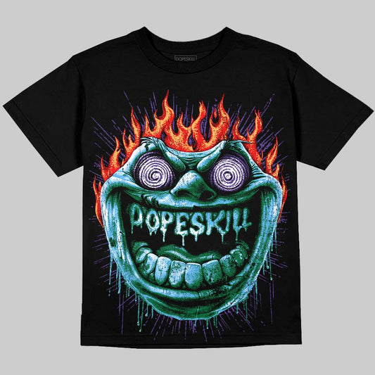 Jordan 12 Bucks DopeSkill Oversize Print T-Shirt Hellfire Graphic Streetwear - Black