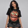 Halloween 5s DopeSkill Oversize Print T-Shirt Hellfire Graphic