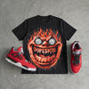 Toro Bravo 4s DopeSkill Oversize Print T-Shirt Hellfire Graphic