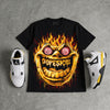 Tour Yellow 4s DopeSkill Oversize Print T-Shirt Hellfire Graphic