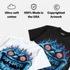 True Blue 3s DopeSkill Oversize Print T-Shirt Hellfire Graphic