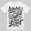Dunk Panda White Black DopeSkill T-Shirt Legends Never Stay Silent Graphic Streetwear - White