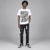 Dunk Panda White Black DopeSkill T-Shirt Legends Never Stay Silent Graphic