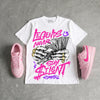 Triple Pink Dunk DopeSkill T-Shirt Legends Never Stay Silent Graphic
