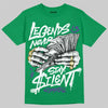 Jordan 12 Bucks DopeSkill T-Shirt Legends Never Stay Silent Graphic Streetwear - Irish green