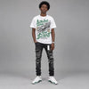 Forest Green 14s DopeSkill T-Shirt Legends Never Stay Silent Graphic