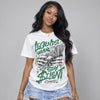 Forest Green 14s DopeSkill T-Shirt Legends Never Stay Silent Graphic