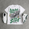 Forest Green 14s DopeSkill T-Shirt Legends Never Stay Silent Graphic