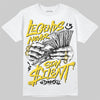 Jordan 4 Thunder DopeSkill T-Shirt Legends Never Stay Silent Graphic Streetwear - White