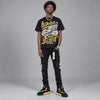 Black Tour Yellow AJ 4 Thunder DopeSkill T-Shirt Legends Never Stay Silent Graphic