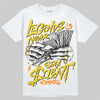Jordan 4 Tour Yellow DopeSkill T-Shirt Legends Never Stay Silent Graphic Streetwear - White