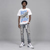 True Blue 3s DopeSkill T-Shirt Legends Never Stay Silent Graphic