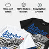 True Blue 3s DopeSkill T-Shirt Legends Never Stay Silent Graphic