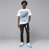 UNC 11s DopeSkill T-Shirt Legends Never Stay Silent Graphic