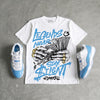 UNC 11s DopeSkill T-Shirt Legends Never Stay Silent Graphic
